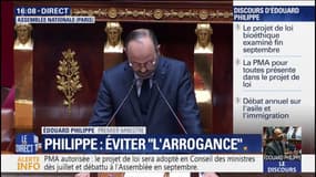 Édouard Philippe conclut son discours en engageant la responsabilité de son gouvernement devant l'Assemblée nationale