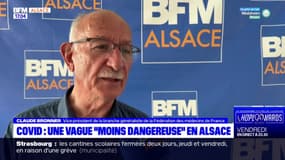 Covid-19: une vague "moins dangereuse" en Alsace