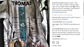 Compte instagram de Geraint Thomas