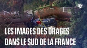 Les images témoins des orages qui ont touché le Sud de la France