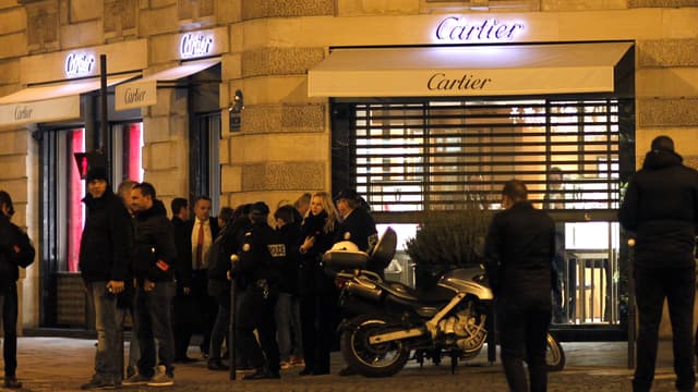 Spectaculaire braquage de la boutique Cartier mardi soir dans Paris