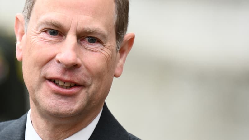 Le prince Edward à Londres en mars 2022