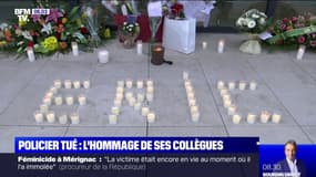 Policiers tué à Avignon: ses collègues lui rendent hommage