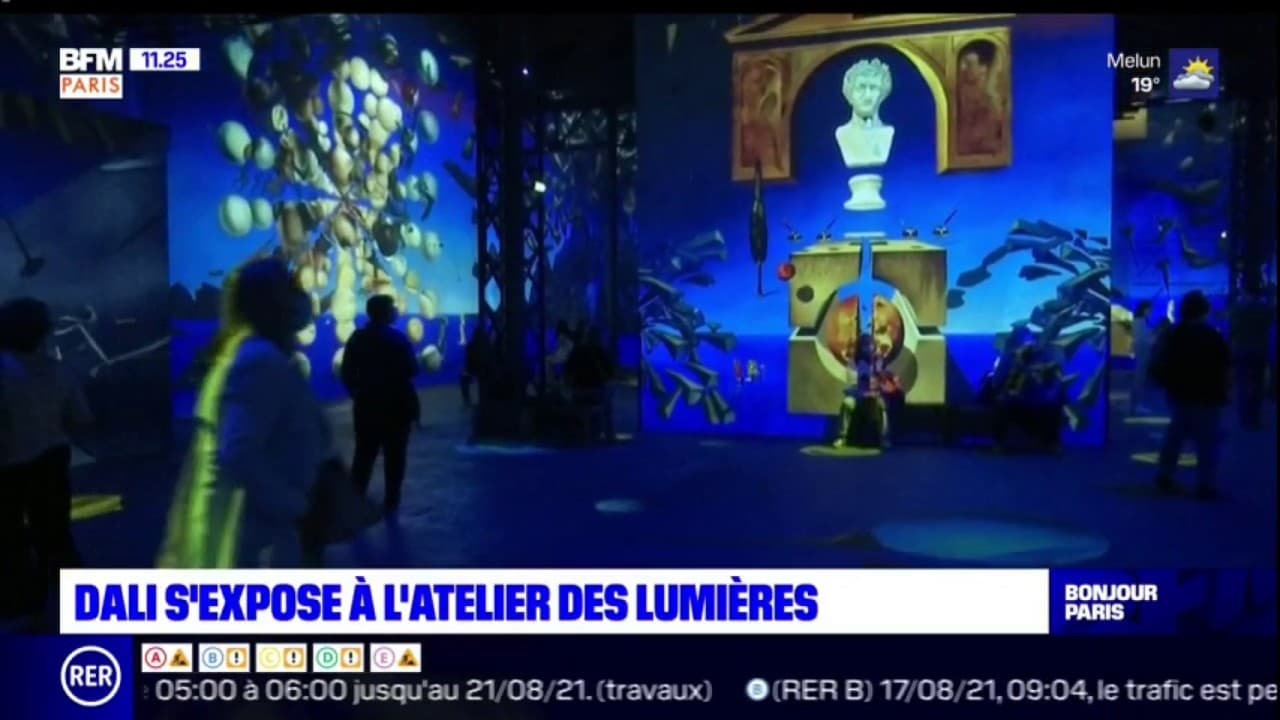 Paris Dali S Expose A L Atelier Des Lumiere