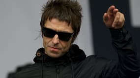 Liam Gallagher a participé au concert à Manchester, le 4 juin 2017