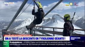 Grand Prix de Serre-Chevalier: une tyrolienne géante en plein cœur de la station