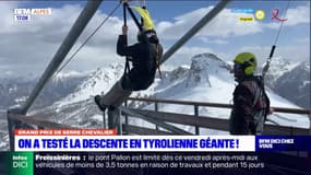 Grand Prix de Serre-Chevalier: une tyrolienne géante en plein cœur de la station