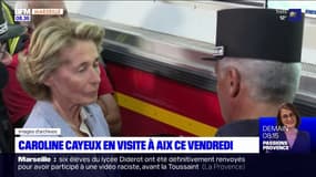 La ministre Caroline Cayeux en visite à Aix-en-Provence ce vendredi