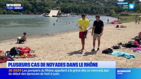Rhône: trois noyades dont deux fatales en moins d'une semaine