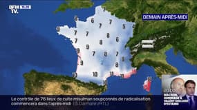 La météo pour ce vendredi 4 décembre 2020