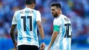 Angel Di Maria et Lionel Messi