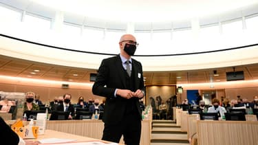 Le premier président de la Collectivité européenne d’Alsace (CEA), le LR Frédéric Bierry, élu le 2 janvier 2021 à Colmar