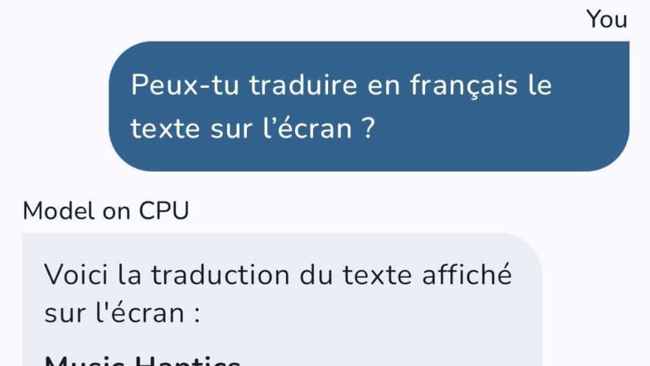 L'IA de Google a quelques difficultés pour traduire les textes dans les images.