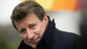 Le candidat écologiste Yannick Jadot en visite à Saint-Brevin-Les-Pins le 7 avril 2022