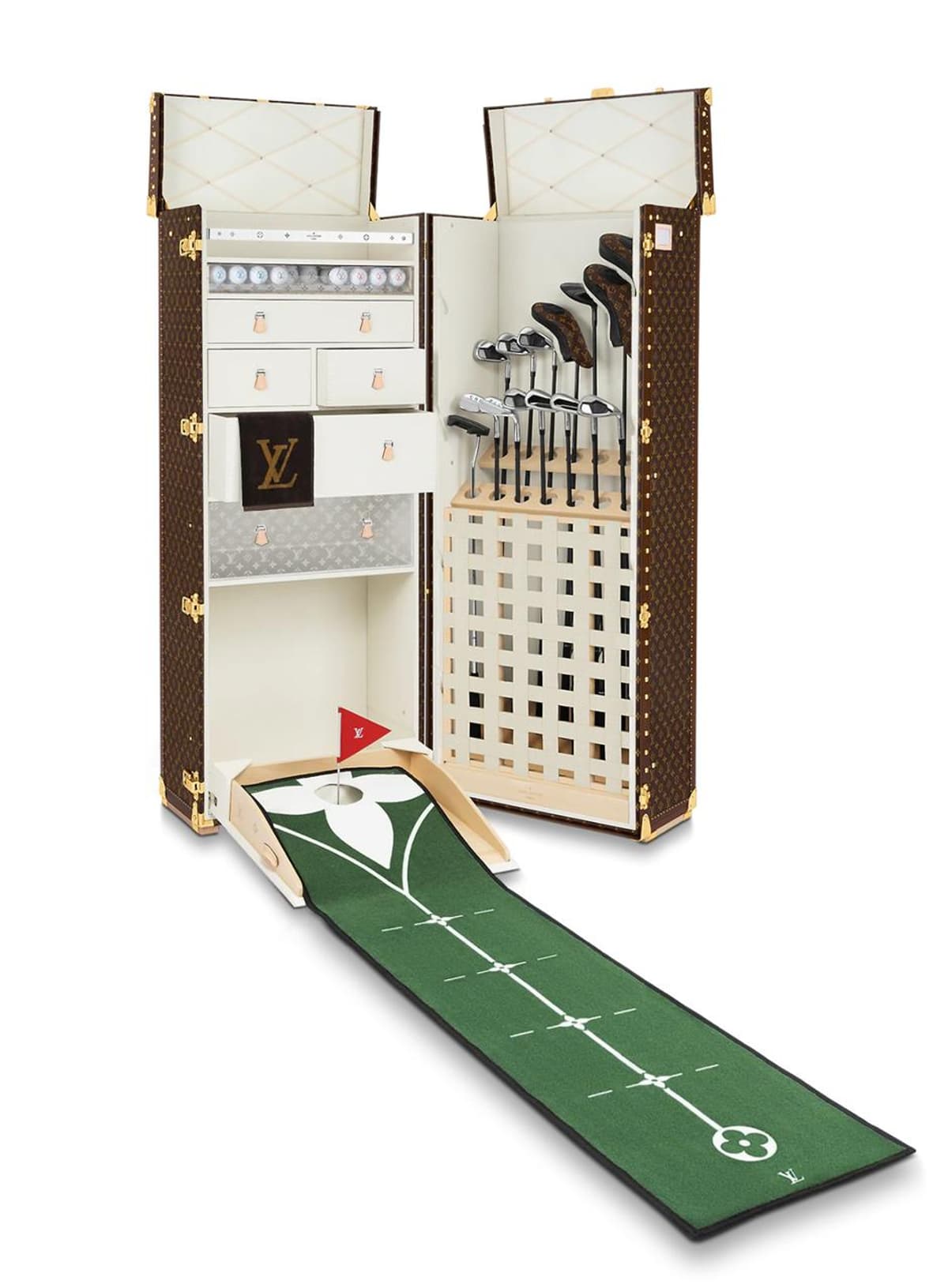 Louis Vuitton propose une malle conçue pour les golfeurs