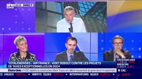Les Experts : TotalEnergies/Air France, vent debout contre les projets de taxes exceptionnelles en 2024 - 09/10