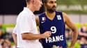 Tony Parker et Vincent Collet