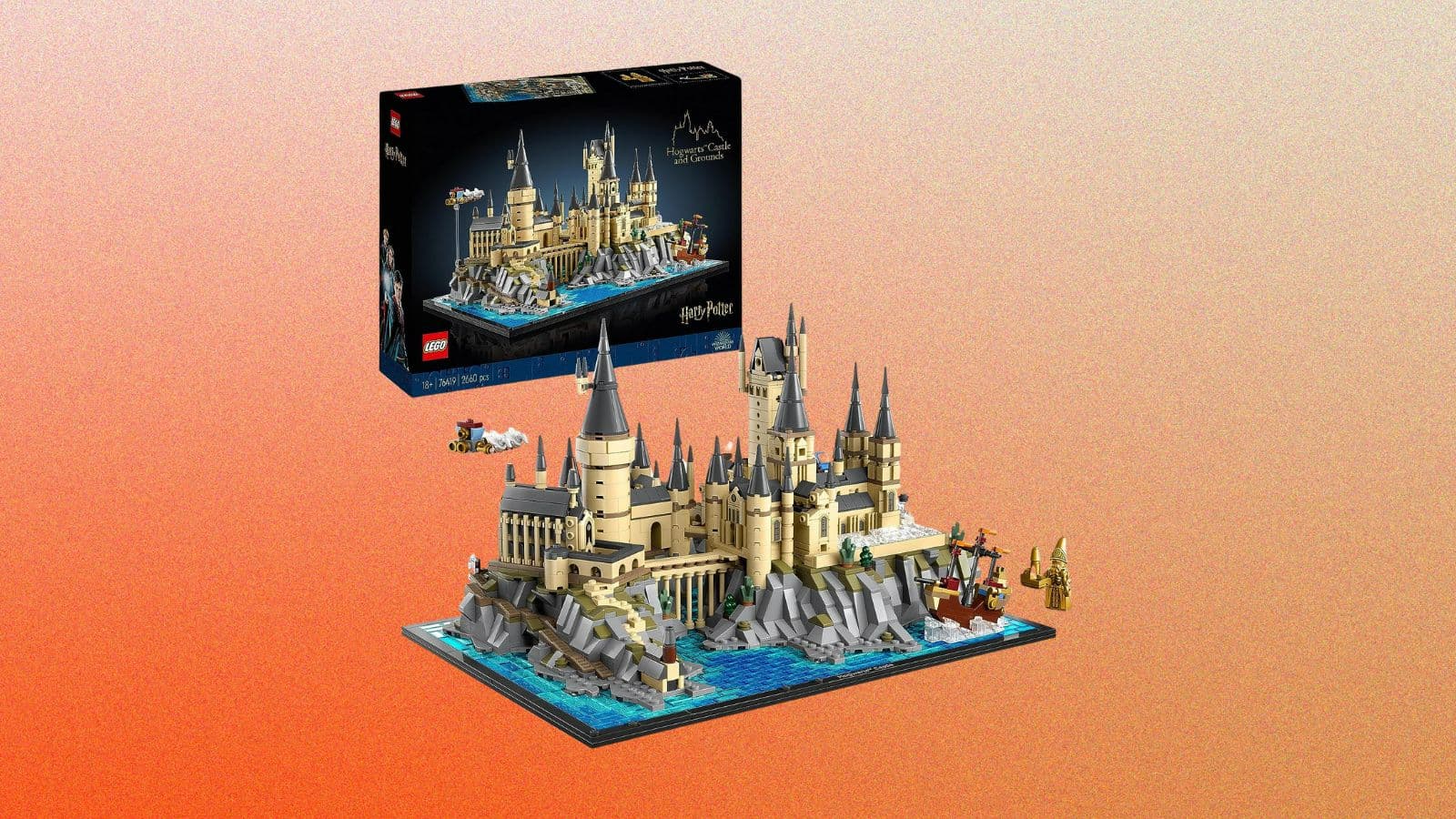 LEGO Harry Potter 76419 Le Château et le Domaine de Poudlard, Maquett