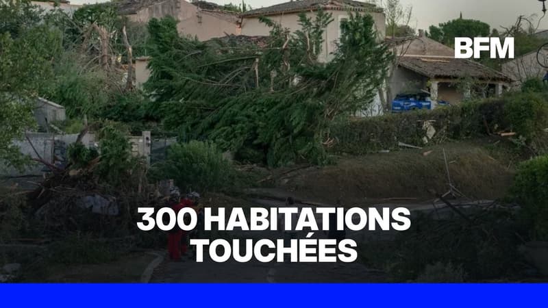 Tornade à Pomas dans l'Aude: un nouveau bilan fait état de deux personnes en urgence absolue et 39 blessés