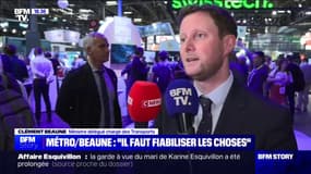 Métro bloqué à Paris: "On ne peut plus voir des scènes comme on les a vécues hier",  estime Clément Beaune, ministre délégué chargé des Transports