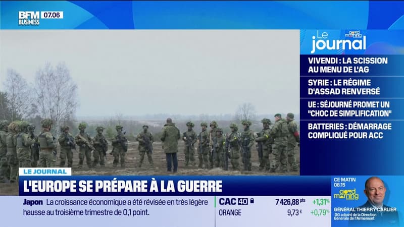 L'Europe se prépare à la guerre