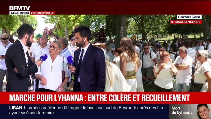 Marche blanche pour Lyhanna: "on est tous derrière ses paren