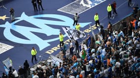 Les supporters de l'OM au Stade de France