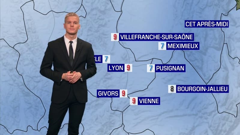 Météo Rhône: un ciel couvert ce mercredi, jusqu'à 9°C à Lyon