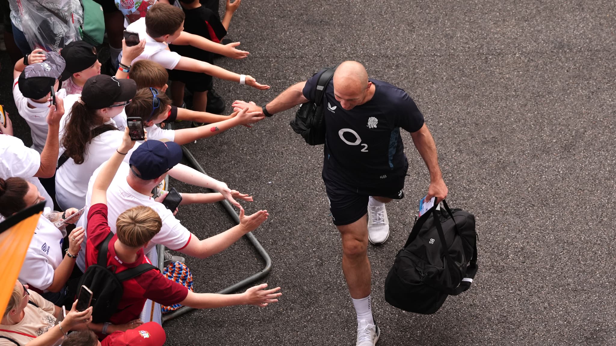 Steve Borthwick avant Angleterre XV-France A, le 21 juin 2025.