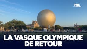 Jeux olympiques : La vasque olympique de retour au jardin des Tuileries