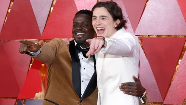 Timothée Chalamet et Daniel Kaluuya aux Oscars 2018