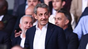 Nicolas Sarkozy au Parc des Princes en mai 2022