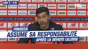 LOSC 3-4 OL : "J'assume ma responsabilité" lance Fonseca après la défaite lilloise