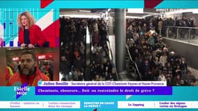 Cheminots, éboueurs... doit-on restreindre le droit de grève ? - 03/02
