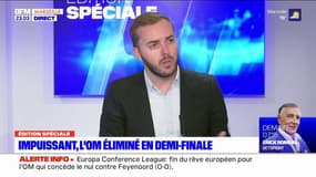  "Il y avait la place": Johan Honnet, journaliste de BFM Marseille Provence, donne ses impressions sur la demi-finale retour entre l'OM et Feyenoord 