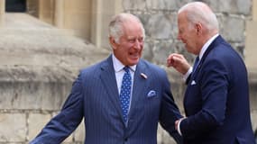 Charles III et Joe Biden à Buckingham le 10 juillet 2023.