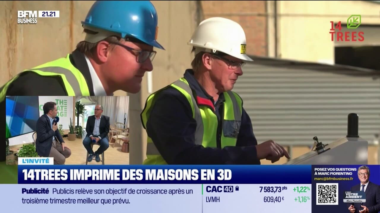 🏠14trees imprime des maisons en 3D