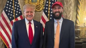 David Bailey, PDG de BTC Inc. et conseiller crypto du président Donald Trump, ici à côté du président américain.