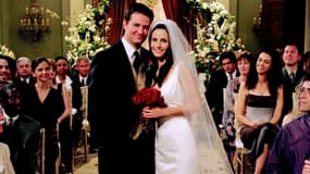 Chandler et Monica dans Friends