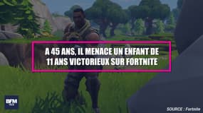 A 45 ans, il menace un enfant de 11 ans victorieux sur Fortnite
