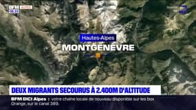 Montgenèvre: deux migrants secourus à 2400 mètres d'altitude