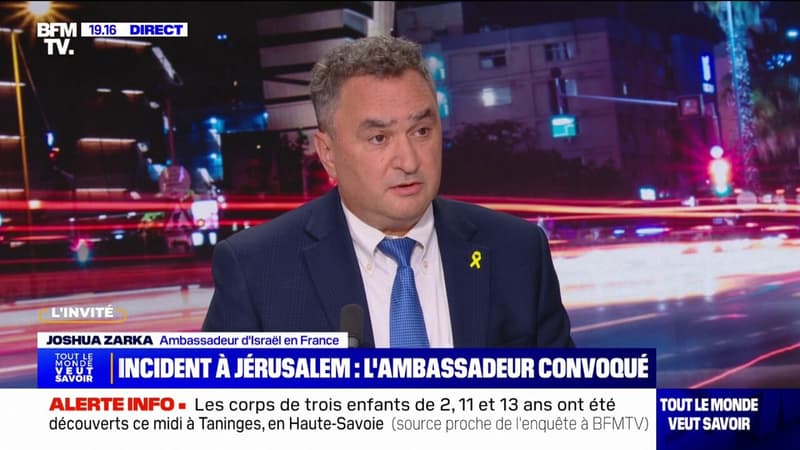 Incident diplomatique à Jérusalem: 