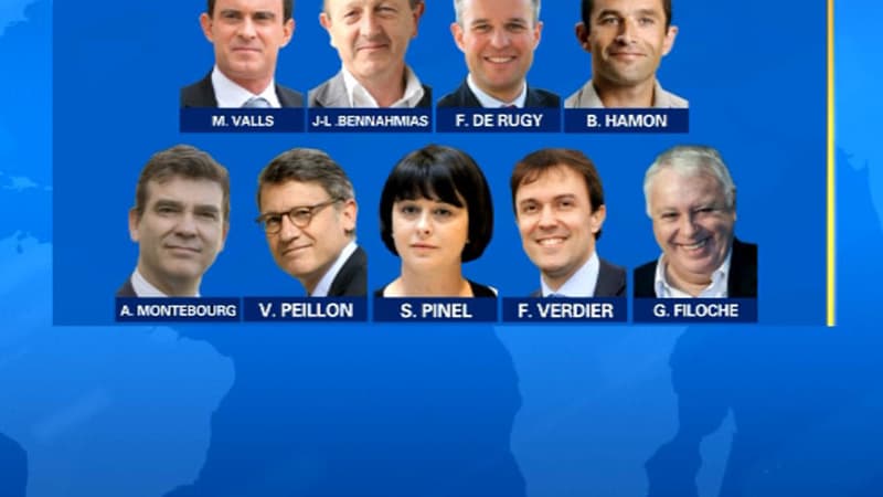 Candidats à la primaire à gauche