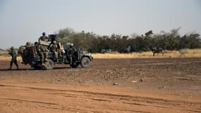 Un détachement de soldats nigériens dans la région de Tillabéri (Illustration).