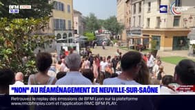 Neuville-sur-Saône : une manifestation contre la suppression de places de parking