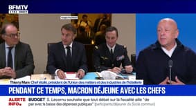 Marschall Truchot : Déjeuner avec Macron, le chef Thierry Marx sur BFMTV - 29/09