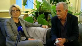 Les parents d'Alexia Fouillot, Isabelle et Jean-Pierre, s'expriment sur BFMTV avant la reprise du procès de Jonathann Daval, le 19 novembre 2020.