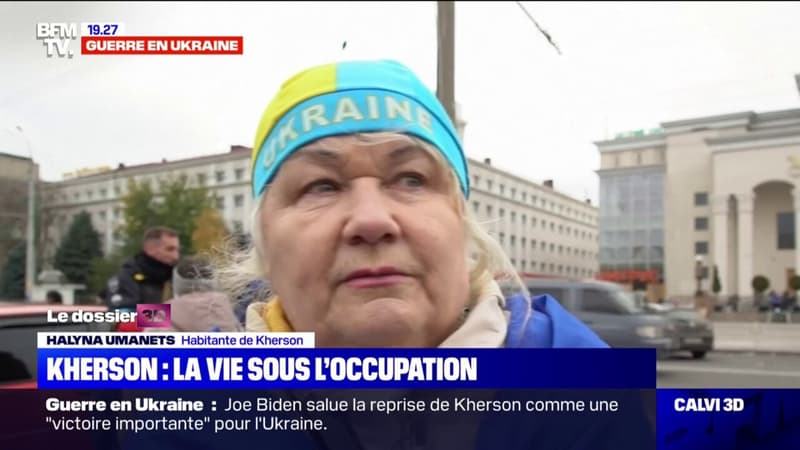 Kherson: pour une habitante, l'occupation 