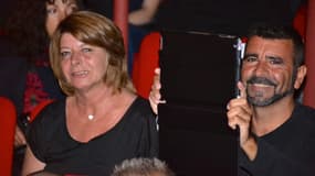 Marie-Josée Benitez et son mari Francisco le 18 mai dernier, au concours Miss Roussillon.