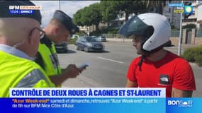Alpes-Maritimes: des contrôles routiers effectués sur des deux-roues